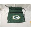 Image 1 : GREEN BAY PACKERS DRAWSTRING BACKPACK AUTOGRAPHED