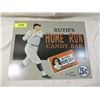 Image 1 : RUTHS HOME RUN CANDY BAR TIN ADVERTISEMENT SIGN