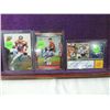 Image 1 : LOT 3 FOOTBALL PLAYER AUTOGRAPH CARDS