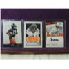 Image 1 : LOT 3 BEARS FOOTBALL PLAYER CARDS