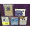 Image 2 : LOT 5 BASEBALL JERSEY CARDS MIXED