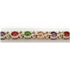 Image 3 : GOLD PLATED MULTICOLOR AUSTRIAN CRYSTAL BRACELET