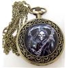 Image 1 : GRIM REAPER POCKET WATCH WITH CHAIN