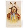 Image 1 : 1888 ALLEN & GINTER NATIVE AMERICAN INDIAN CHIEF TOBACCO CARD