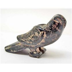 CARVED JADE BIRD FIGURINE