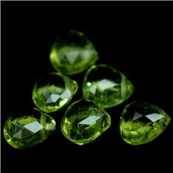 LOT OF 8.40 CTS OF GREEN PAKISTAN PERIDOT - 9 PIECES