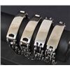Image 1 : LOT OF 4 MENS STAINLESS STEEL BRACELETS