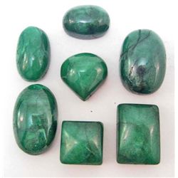 LOT OF 102.1 CTS. OF NATURAL GREEN EMERALDS