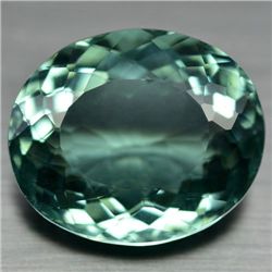 37.76 CT AQUAMARINE AFRICAN QUARTZ