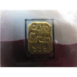 2 x .999 24K gold bars - USA mint