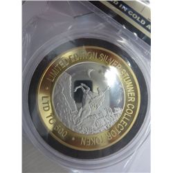 Silver & gold finish Unicorn coin