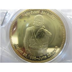 The King of Pop Michael Jackson collector coin