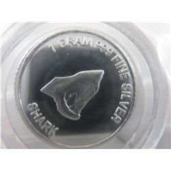 4 x .999 solid silver collector rounds