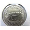 Image 1 : 1933 New Zealand silver coin. 50% silver