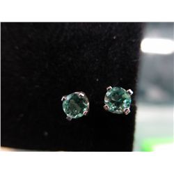Brand new South American emerald earrings
