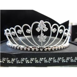 Ladies' crystal studded crown, new in box