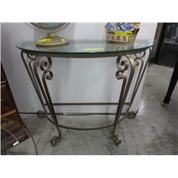 3 pc Glass top table set