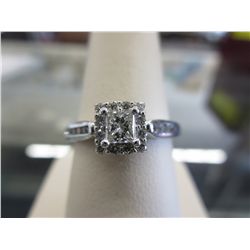 14KT White Gold Engagement Ring