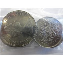 10 x Canada 50 cent Coat of Arms coins