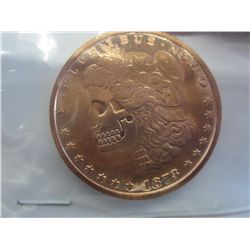 10 x 0.999 Fine Copper Bullion Rounds
