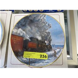 CPR Train Commemorative collector plate