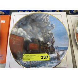 CPR Train Commemorative collector plate