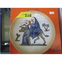 Goebel 1974 Christmas plate - Janice Poulson