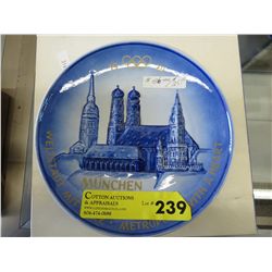 Goebel 1972 Olympic commemorative plate