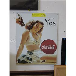 Coca-Cola tin sign