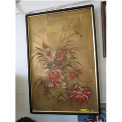 Print on canvas of flowers