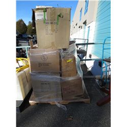 Wrapped skid of plant pots