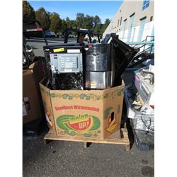 Skid of water coolers