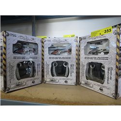 3 R/C mini helicopters