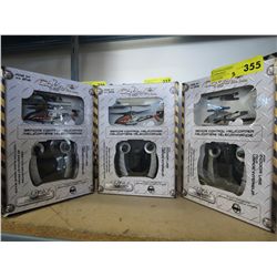 3 R/C mini helicopters