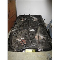 Used gas range top
