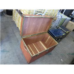 Cedar lined trunk
