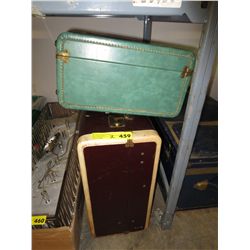 2 Vintage 50's/60's suit cases.