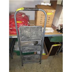 Folding step stool