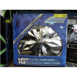 4 Wheel cover set, 16"