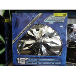 4 Wheel cover set, 16"