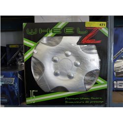 Premium wheel covers, 15"