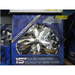 4 Wheel cover set, 14", in box.