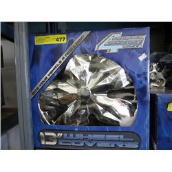 4 Wheel cover set, 13", in box.