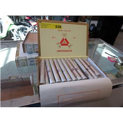 3 Cigar boxes - 1 w/some tubes - no cigars