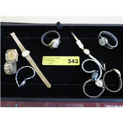 9 Watches - assorted makers & styles