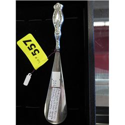 Antique sterling handled shoe horn