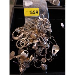 Sterling scrap jewelry, approx. 200 grams