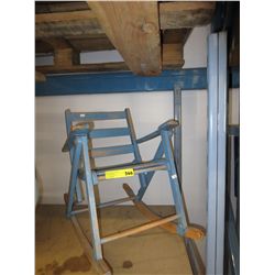 Vintage children's size collapsible rocking chair