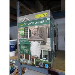 3 LED outdoor lanterns