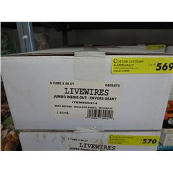 Case of Livewires Jumbo Inside Out candy